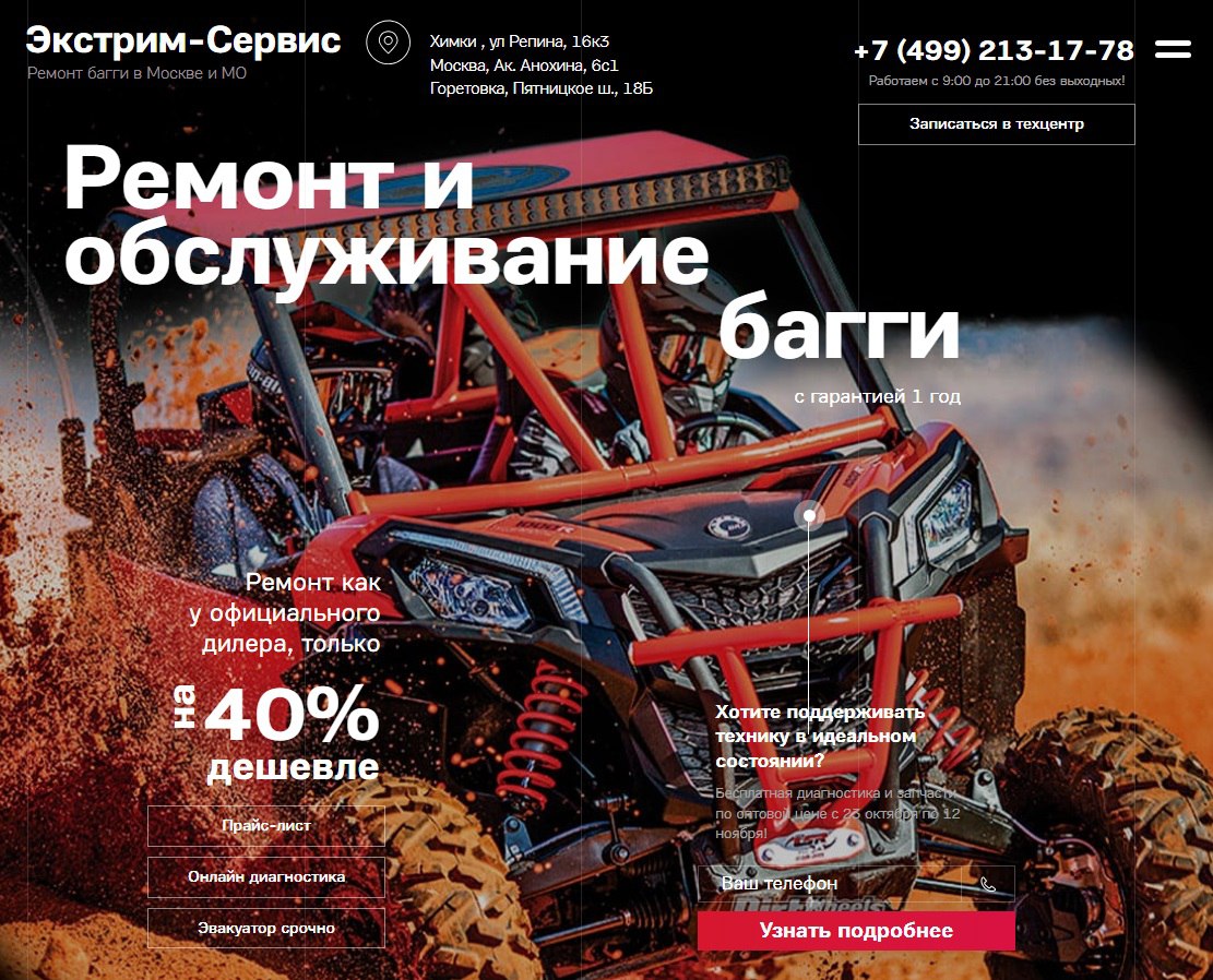 Экстрим Сервис - Багги